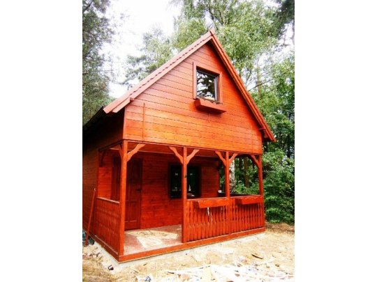 Holzhaus Esche 1C 5x7m + 2m Terrasse 35m2