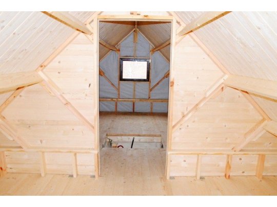 Holzhaus Esche 1C 5x7m + 2m Terrasse 35m2