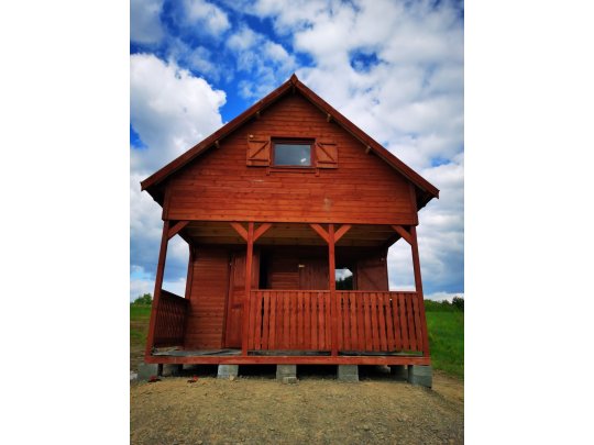 Holzhaus Esche 1C 5x7m + 2m Terrasse 35m2