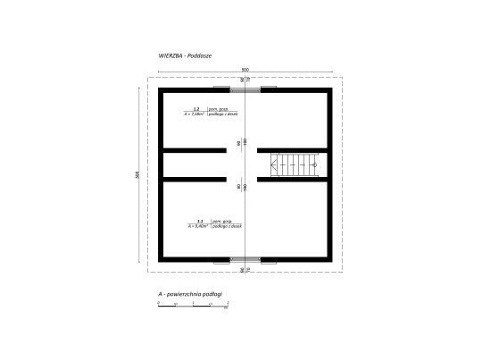 Holzhaus Wierzba Modern A 5x4m 20m2