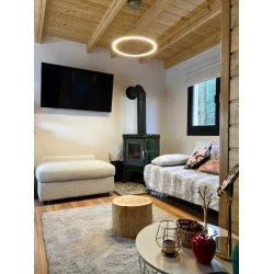 Dom drewniany Wierzba Modern C 5x6m + 3x6m taras 30m2