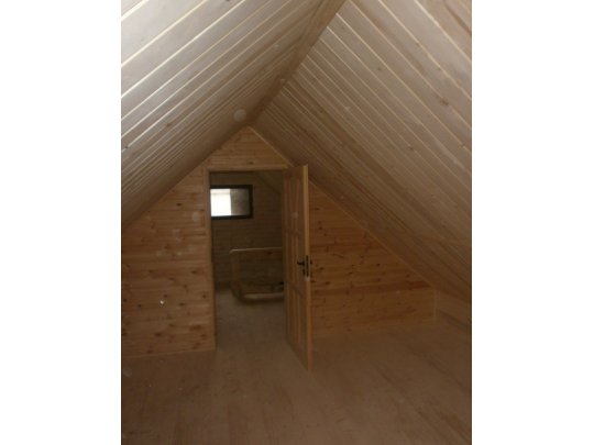 Holzhaus Leszczyna B 5,5 x 6m + 2m Terrasse 33m2