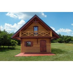 Grzybek summer house 5x5m + 3m terrace 25m2