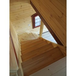 Grzybek summer house 5x5m + 3m terrace 25m2