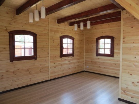 Domek letniskowy Grzybek 5x5m + 3m taras 25m2