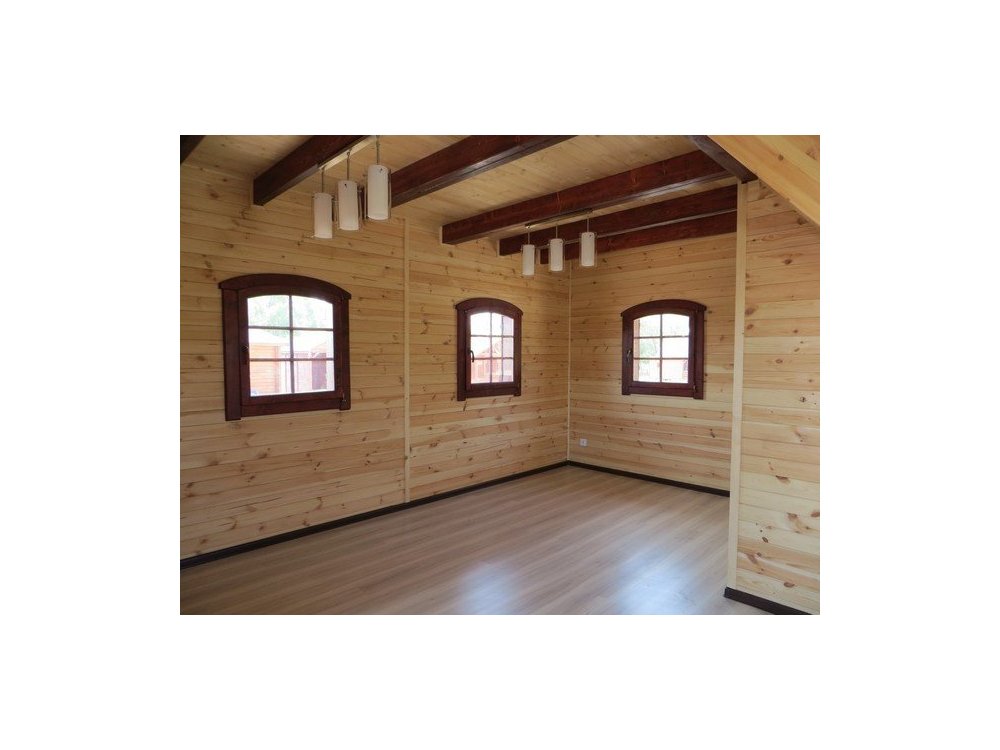 Domek letniskowy Grzybek 5x5m + 3m taras 25m2