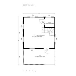 Summer house Grzybek A 6x6m + 3m terrace 36m2