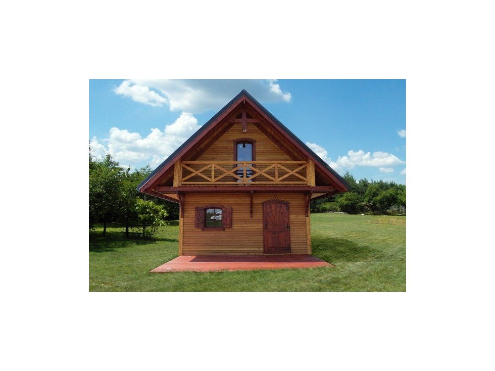 Summer house Grzybek B 7x7m + 3m terrace 49m2