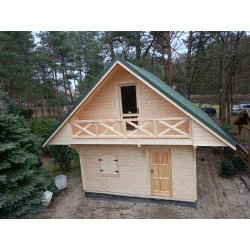 Summer house Grzybek B 7x7m + 3m terrace 49m2