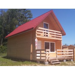 Sommerhaus Dąb F 5 x 7m + 2,5m Terrasse 35m2