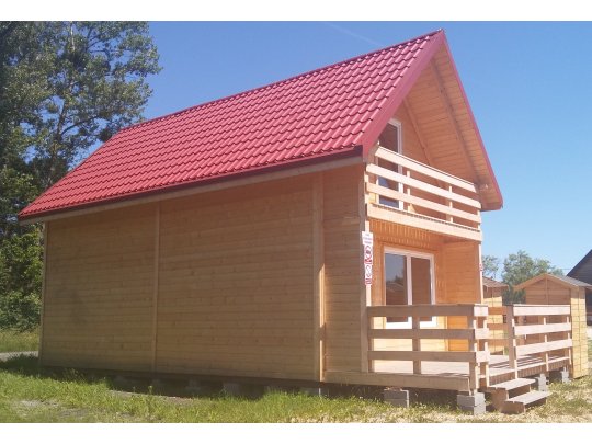 Sommerhaus Dąb F 5 x 7m + 2,5m Terrasse 35m2