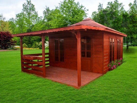 Magnolia Ein Sommerhaus 4 x 3m + 2m 12m2