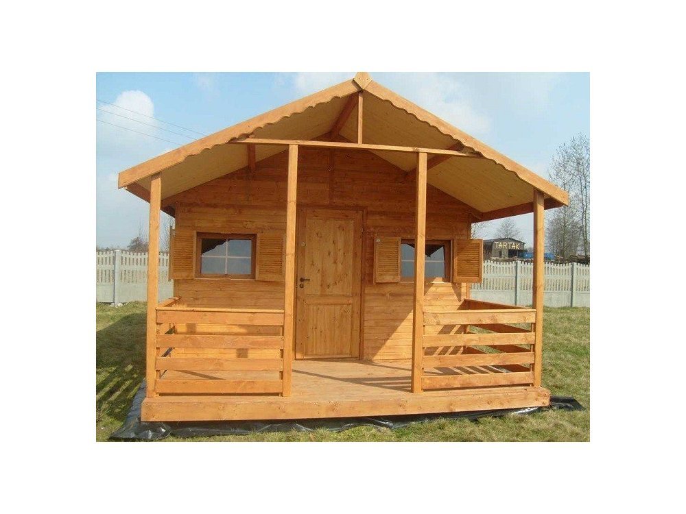 Holzhaus Jodła 2A 4 x 3m + 2m Terrasse