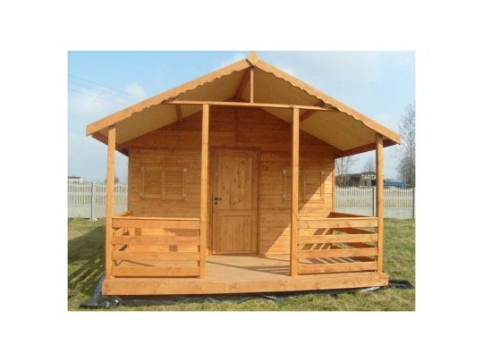 Holzhaus Jodła 2A 4 x 3m + 2m Terrasse