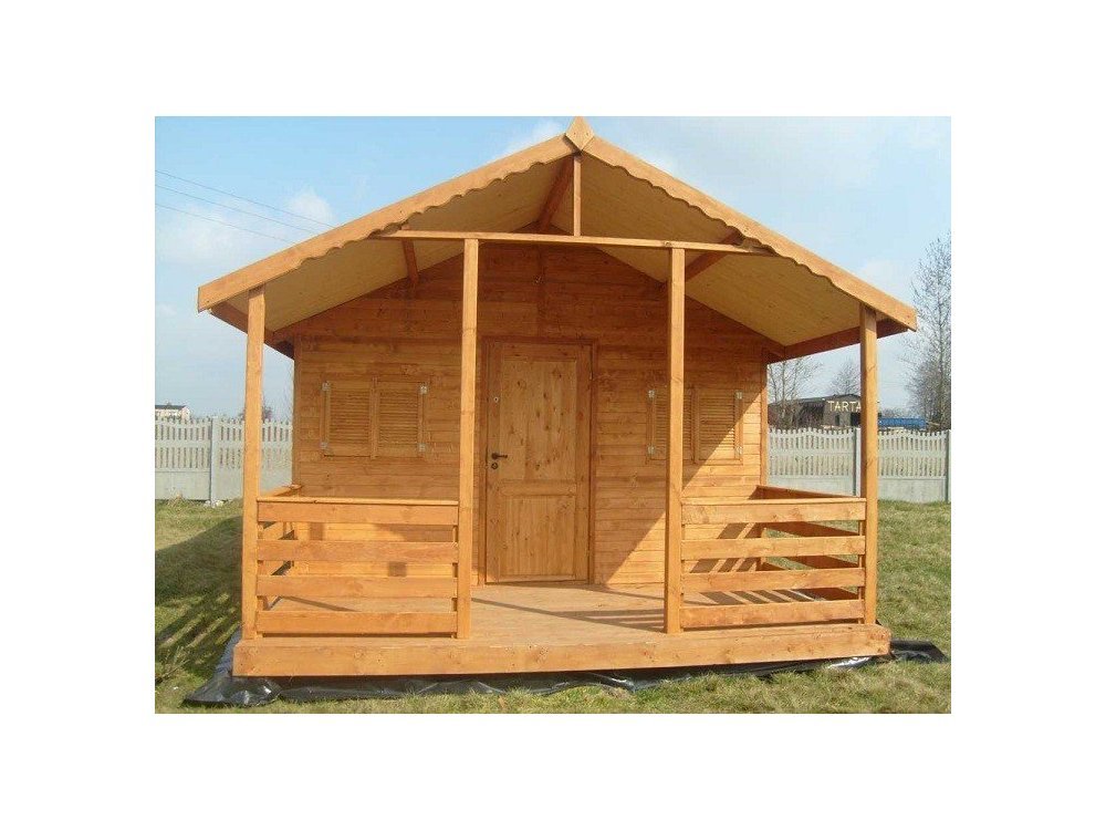 Holzhaus Jodła 2A 4 x 3m + 2m Terrasse