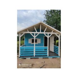 Holzhaus Jodła 2A 4 x 3m + 2m Terrasse