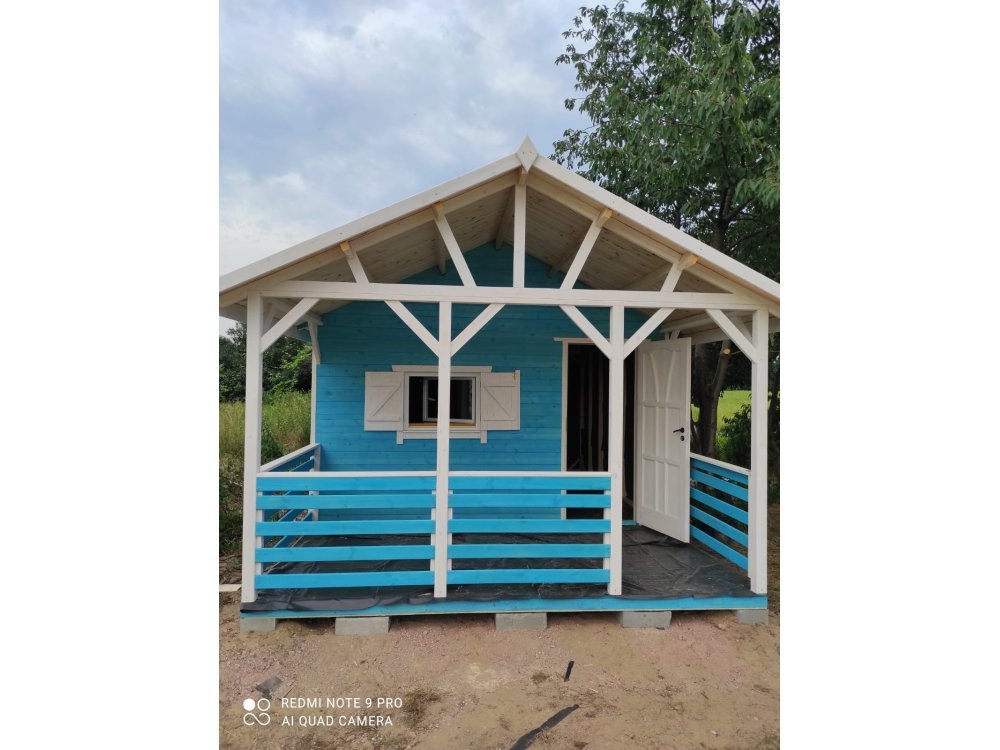 Holzhaus Jodła 2A 4 x 3m + 2m Terrasse