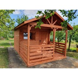 Holzhaus Jodła 2A 4 x 3m + 2m Terrasse