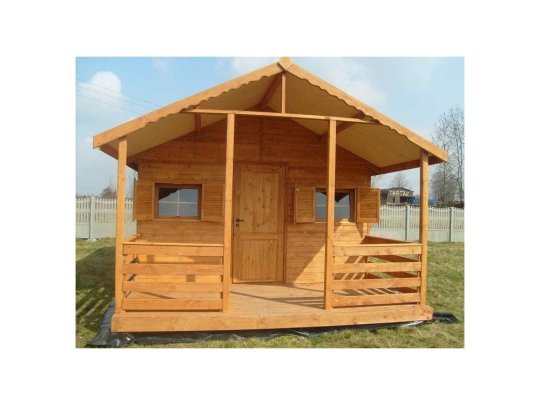 Holzhaus Jodła 2B 4 x 4m + 2m Terrasse