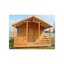 Holzhaus Jodła 2B 4 x 4m + 2m Terrasse