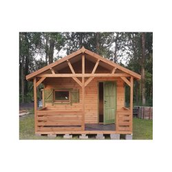Holzhaus Jodła 2B 4 x 4m + 2m Terrasse
