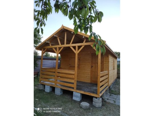 Holzhaus Jodła 2B 4 x 4m + 2m Terrasse
