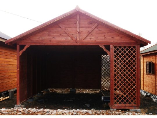 Wiata jednostanowiskowa WJ6 3,5 x 5 m