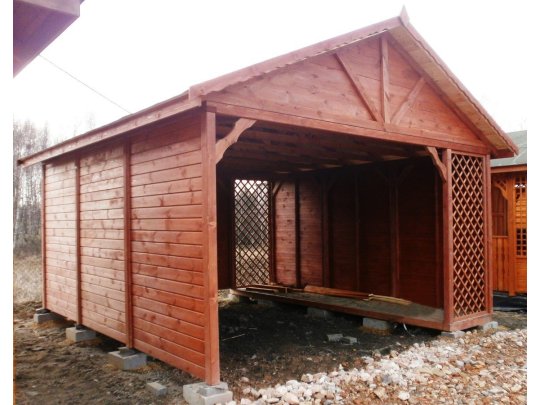 Wiata jednostanowiskowa WJ6 3,5 x 5 m