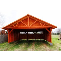 Zwei-Stationen-Unterstand WD1 6 x 5 m