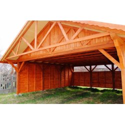 Zwei-Stationen-Unterstand WD1 6 x 5 m