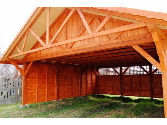 Zwei-Stationen-Unterstand WD1 6 x 5 m