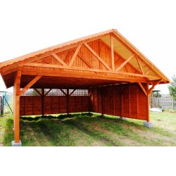 Zwei-Stationen-Unterstand WD1 6 x 5 m