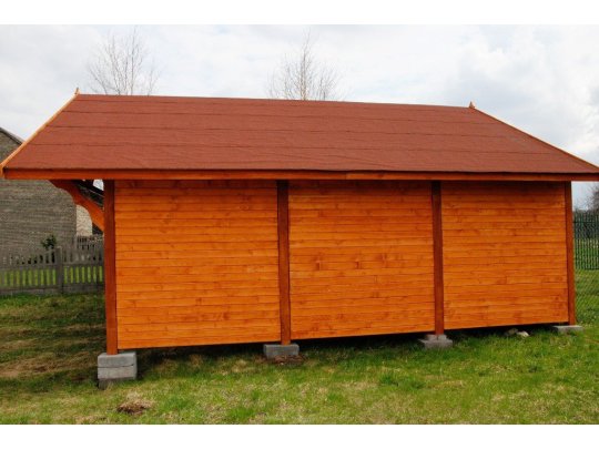 Zwei-Stationen-Unterstand WD1 6 x 5 m