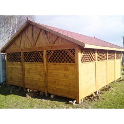 Wiata dwustanowiskowa WD2 6 x 5 m