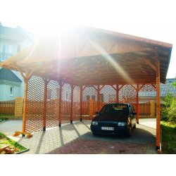 Zwei-Stationen-Unterstand WD4 6 x 5 m