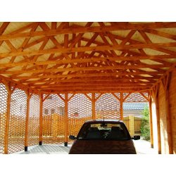 Zwei-Stationen-Unterstand WD4 6 x 5 m