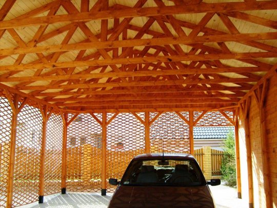 Zwei-Stationen-Unterstand WD4 6 x 5 m