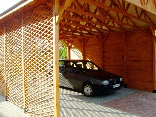 Zwei-Stationen-Unterstand WD4 6 x 5 m