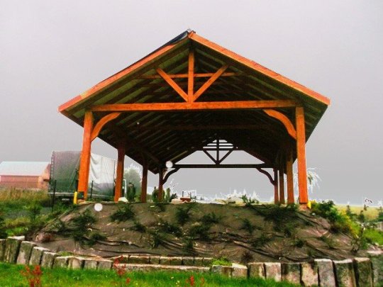 Wiata dwustanowiskowa WD5 6 x 9 m