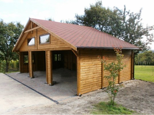 Drei-Stationen-Unterstand WT2 9 x 5,5 m