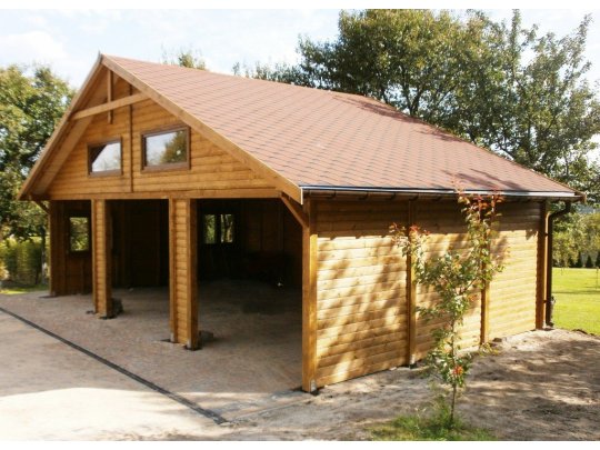 Drei-Stationen-Unterstand WT2 9 x 5,5 m