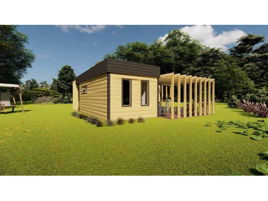 Avocado-Holzhaus 6 x 8,65 m 30,37 m2