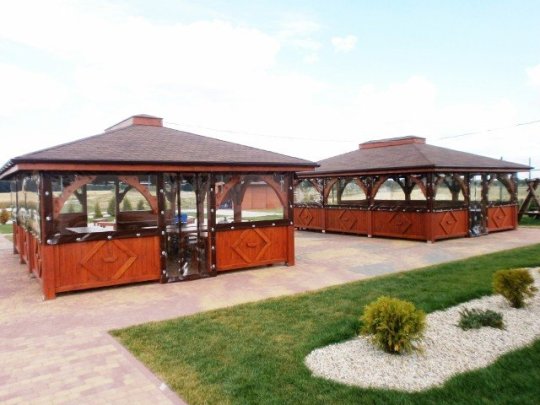 Rechteckiger Pavillon P6 6x4m 24m2