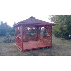 Rechteckiger Pavillon P12 3x3m 9m2 - zur Selbstmontage