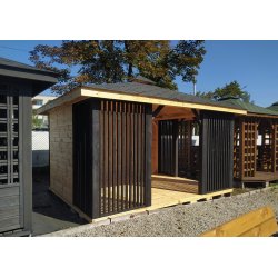 Rechteckiger Pavillon P15 4x3m 12m2