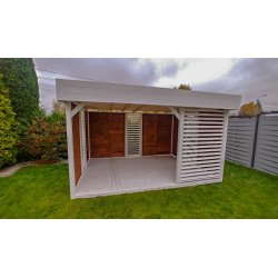 Rechteckiger Pavillon P13 3 x 3 m 9m2