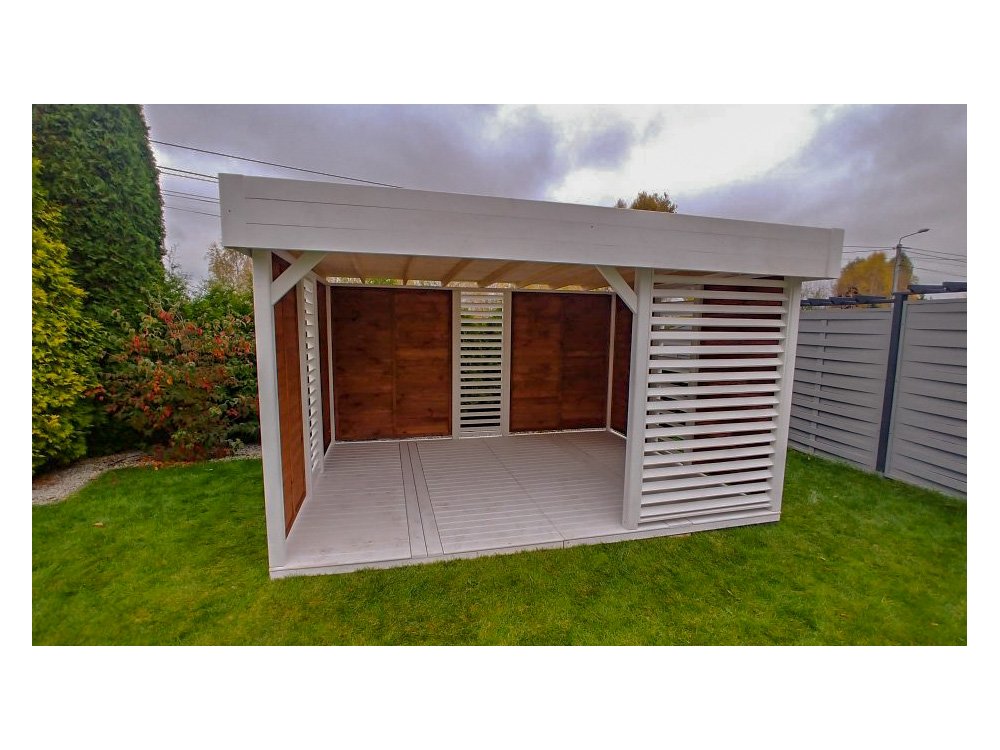 Rechteckiger Pavillon P13 3 x 3 m 9m2