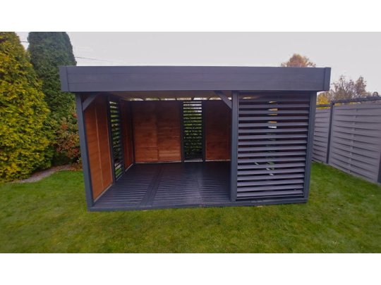 Rechteckiger Pavillon P13 3 x 3 m 9m2