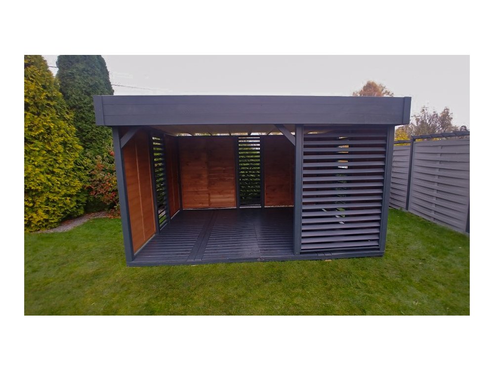 Rechteckiger Pavillon P13 3 x 3 m 9m2