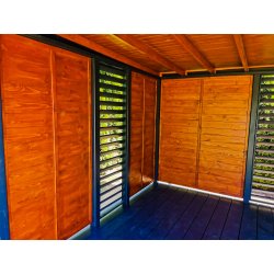 Rechteckiger Pavillon P13 3 x 3 m 9m2